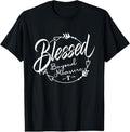 100% Cotton Blessed - Beyond Measure Christian T-Shirt Hoodie, Sweatshirt | GrindPrints.com