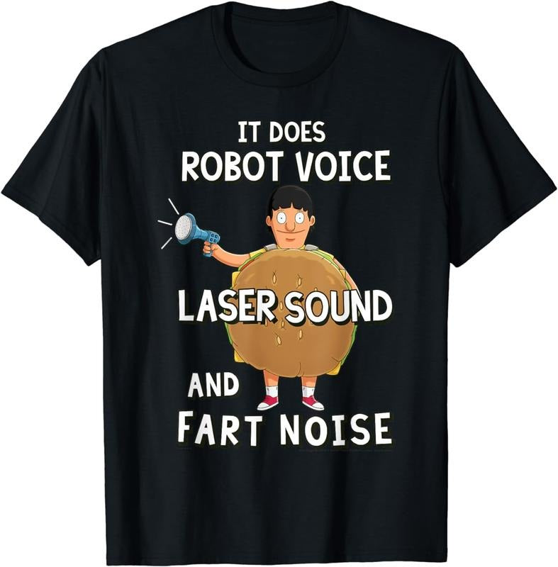 [100% Cotton]Bob's Burgers Gene Megaphone T-Shirt Hoodie, Sweatshirt | GrindPrints.com