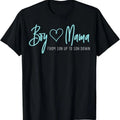 100% Cotton Boy Mama from son up to son down - Mother Mom T-Shirt Hoodie, Sweatshirt | GrindPrints.com