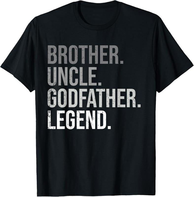 100% Cotton Brother Uncle Godfather Legend Fun Best Funny Uncle T-Shirt Hoodie, Sweatshirt | GrindPrints.com