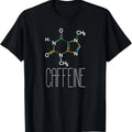 100% Cotton Caffeine Molecule Coffee Coffee Lover Chemistry T-Shirts, Hoodie, Sweatshirt
