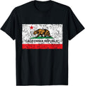 100% Cotton California Republic Cali Flag T-Shirt Socal Norcal Cencal T Hoodie, Sweatshirt | GrindPrints.com