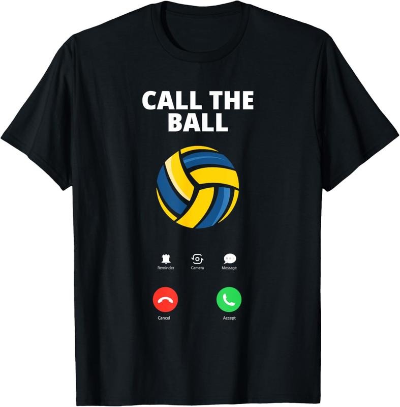 100% Cotton Call The Ball Funny Volleyball T-Shirt Hoodie, Sweatshirt | GrindPrints.com