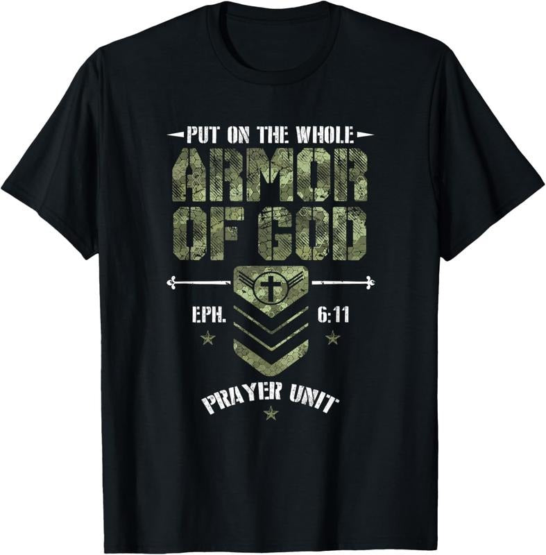 100% Cotton Camo Armor Of God Christians Religious Camouflage T-Shirt Hoodie, Sweatshirt | GrindPrints.com