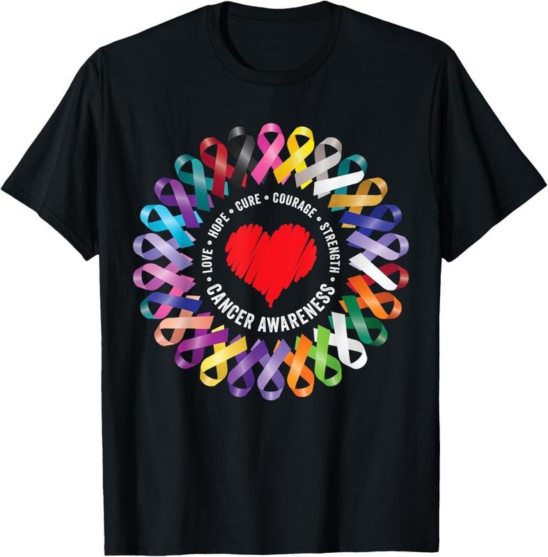 100% Cotton Cancer Awareness T-Shirt Hoodie, Sweatshirt | GrindPrints.com