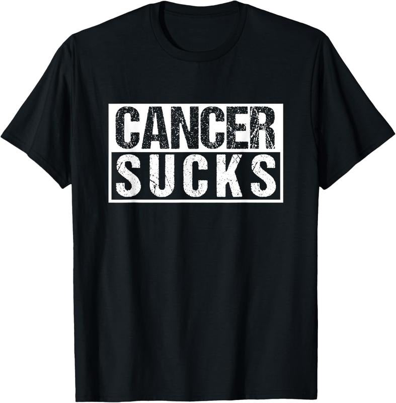 100% Cotton Cancer Sucks For A Cancer Survivor Gift T-Shirt Hoodie, Sweatshirt | GrindPrints.com