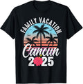 100% Cotton Cancun Mexico Family Vacation 2025 Matching Family Vacation T-Shirt Hoodie, Sweatshirt | GrindPrints.com