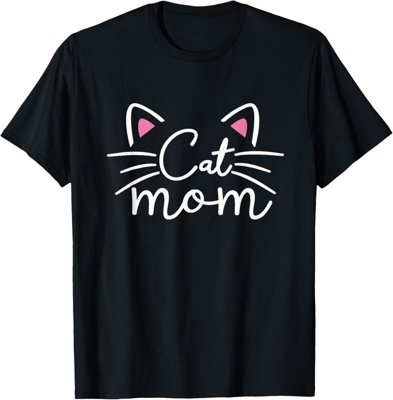 100% Cotton Cat Mom - I Love My Cat - Cat Mom Great Gift Idea - Classic T-Shirt Hoodie, Sweatshirt | GrindPrints.com