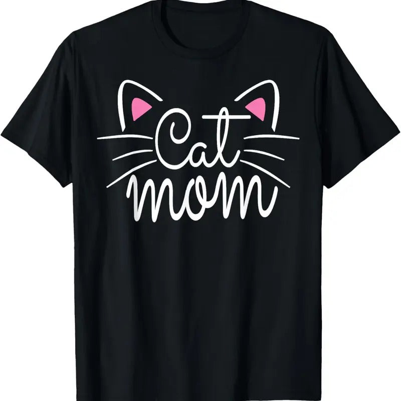 100% Cotton Cat Mom Happy Mothers Day For Cat Lovers Family Matching T-Shirt Hoodie, Sweatshirt | GrindPrints.com