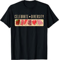 100% Cotton Celebrate Diversity Meat Eater Shirt | BBQ Grill Steak T-Shirt Hoodie, Sweatshirt | GrindPrints.com