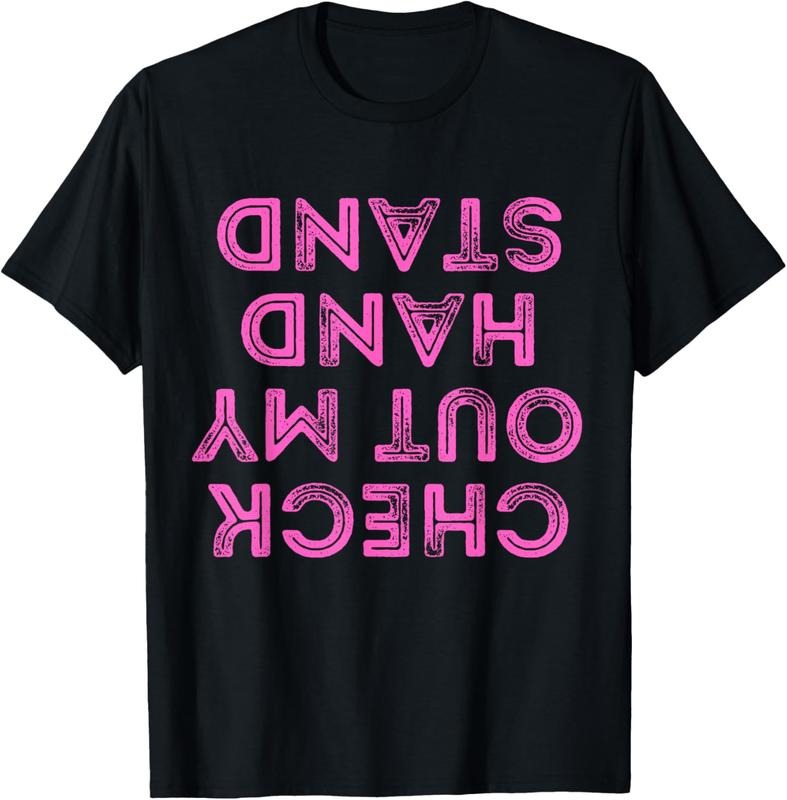 100% Cotton Check Out My Handstand Funny Gymnastics Gift Boys Girls T-Shirt Hoodie, Sweatshirt | GrindPrints.com