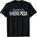 100% Cotton Cheese Pizza Lover - Powered By Cheese Pizza T-Shirt Hoodie, Sweatshirt | GrindPrints.com