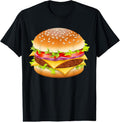 100% Cotton Cheeseburger Hamburger Burger Funny Food Halloween Costume T-Shirt Hoodie, Sweatshirt | GrindPrints.com