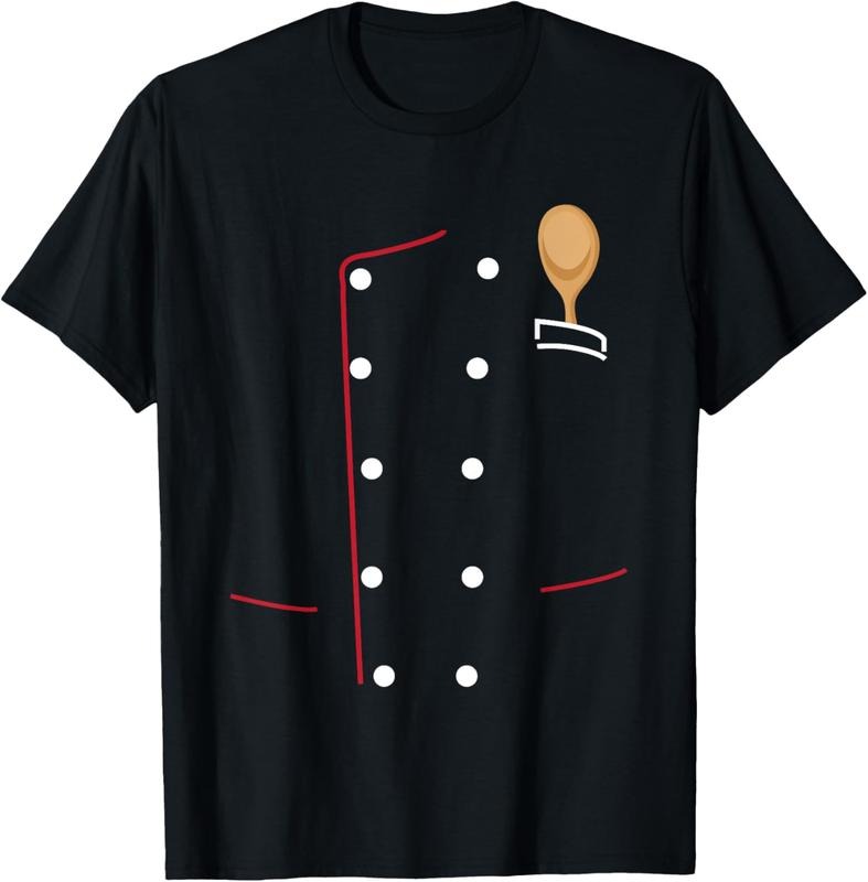 100% Cotton Chef Coat T-Shirt-Chef Uniform Jacket Shirt-Culinary GIFT T-Shirt Hoodie, Sweatshirt | GrindPrints.com