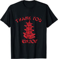 100% Cotton Chinese Takeaway Food Thank You Enjoy Funny Asian T-Shirts, Hoodie, Sweatshirt
