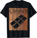 100% Cotton Chocolate Periodic Table Elements Chocoholic Chocolate Lover T-Shirt Hoodie, Sweatshirt | GrindPrints.com