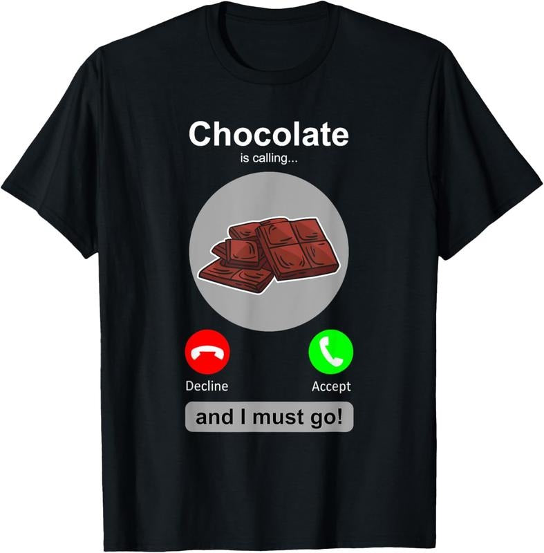100% Cotton Chocolate Shirt Funny Chocolate Lover Candy Humor Gift T-Shirt Hoodie, Sweatshirt | GrindPrints.com