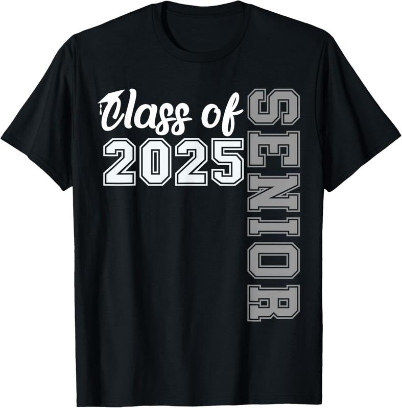 100% Cotton Class of 2025 Senior 2025 Graduation 2025 T-Shirt Hoodie, Sweatshirt | GrindPrints.com