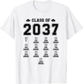 [100% Cotton]Class of 2037 Grow With Me Pre-k To 12th Grade Handprint T-Shirt Hoodie, Sweatshirt | GrindPrints.com