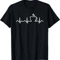100% Cotton Coffee Heartbeat Love Shirt - Tea or Coffee Lover T-Shirt Hoodie, Sweatshirt | GrindPrints.com