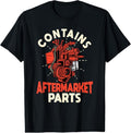 100% Cotton Contains Aftermarket Parts Open Heart Surgery Survivor mens T-Shirt Hoodie, Sweatshirt | GrindPrints.com