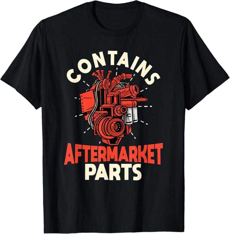 100% Cotton Contains Aftermarket Parts Open Heart Surgery Survivor mens T-Shirt Hoodie, Sweatshirt | GrindPrints.com