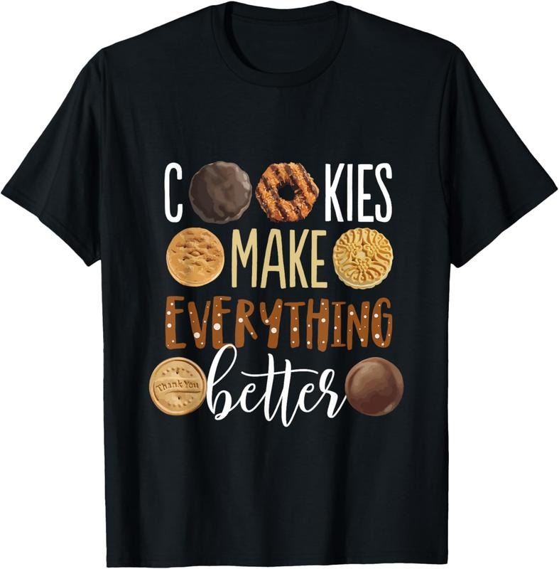 100% Cotton Cookies Make Everything Better Funny Christmas T-Shirt Hoodie, Sweatshirt | GrindPrints.com