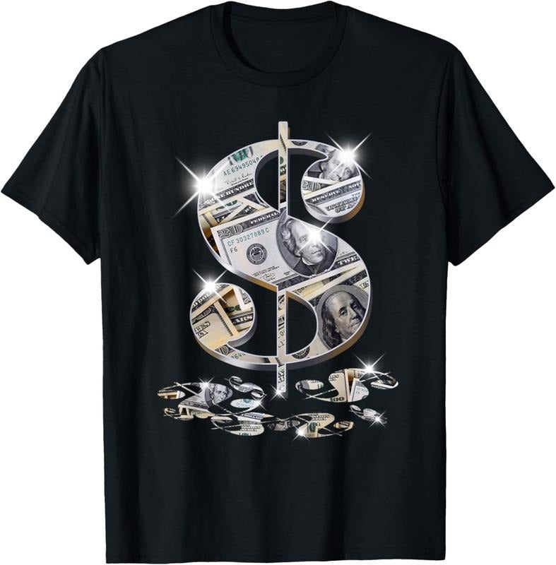 100% Cotton Cool As Dollar Bill Dollar Sign $ Gift Design Idea T-Shirt Hoodie, Sweatshirt | GrindPrints.com