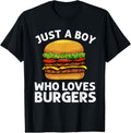 100% Cotton Cool Burger Art For Boys Men Hamburger Cheeseburger Lover T-Shirt Hoodie, Sweatshirt | GrindPrints.com