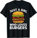 100% Cotton Cool Burger Art For Girls Women Hamburger Cheeseburger Lover T-Shirt Hoodie, Sweatshirt | GrindPrints.com