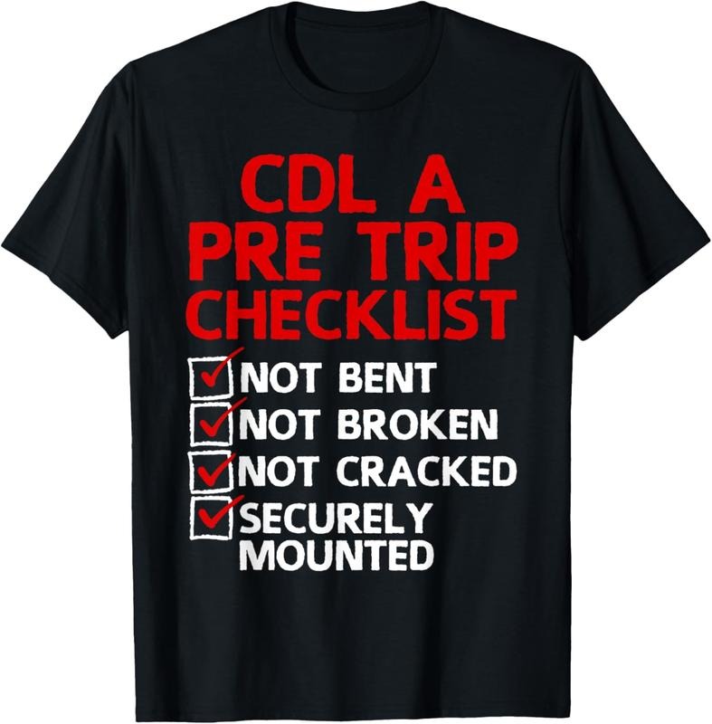 100% Cotton Cool CDL Trucker Art Trucking CDL Truck Driver T-Shirts, Hoodie, Sweatshirt