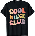 100% Cotton Cool Niece Club- Family Matching graphics T-Shirt Hoodie, Sweatshirt | GrindPrints.com