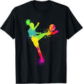 100% Cotton Cool Soccer Design For Women Girls Soccer Player Sport Lover T-Shirt Hoodie, Sweatshirt | GrindPrints.com