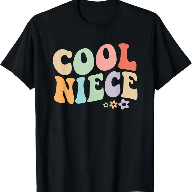 100% Cotton Cool Niece Vintage Floral Niece Auntie T-Shirts, Hoodie, Sweatshirt