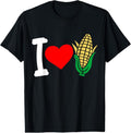 100% Cotton Corn I Love Corn T-Shirts, Hoodie, Sweatshirt