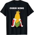 100% Cotton Corn King | Mens Corn Lover Shirt | Sweetcorn Shirt | Corn T-Shirt Hoodie, Sweatshirt | GrindPrints.com