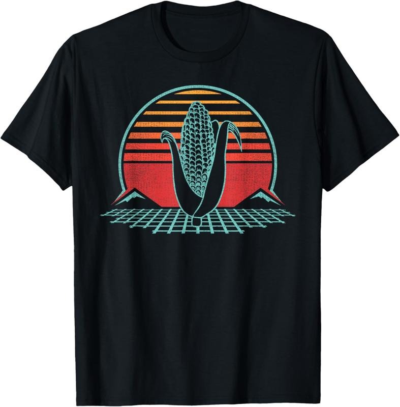 100% Cotton Corn Retro Vintage 80s Style T-Shirt Hoodie, Sweatshirt | GrindPrints.com