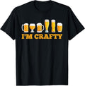 100% Cotton Craft Beer I'm Crafty Home Brew Beer T-Shirt Hoodie, Sweatshirt | GrindPrints.com