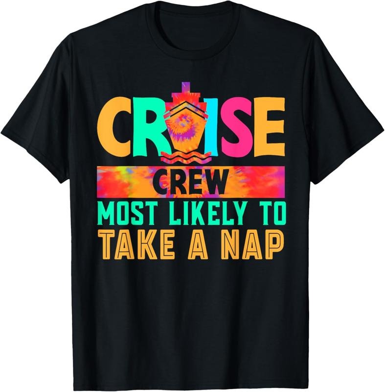 100% Cotton Cruise Crew Most Likely Take Nap Hippie T-Shirts, Hoodie, Sweatshirt