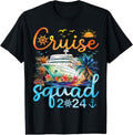 100% Cotton Cruise Squad 2024 Family Group Matching Cruising Vacation T-Shirt Hoodie, Sweatshirt | GrindPrints.com