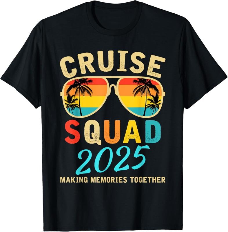 100% Cotton Cruise Squad 2025 Summer Vacation Matching Family Group T-Shirts, Hoodie, Sweatshirt