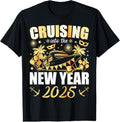 100% Cotton Cruising Into 2025 New Years Eve Party Favors Family Holiday T-Shirtstyle{n002}2 T-Shirts, Hoodie, Sweatshirt