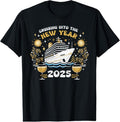 100% Cotton Cruising Into The New Year 2025 Family New Year Trip 2025 T-Shirtstyle{n002}2 T-Shirts, Hoodie, Sweatshirt