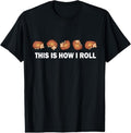 100% Cotton Cute Hedgehog  This Is How I Roll Hedgehog T-Shirt Hoodie, Sweatshirt | GrindPrints.com
