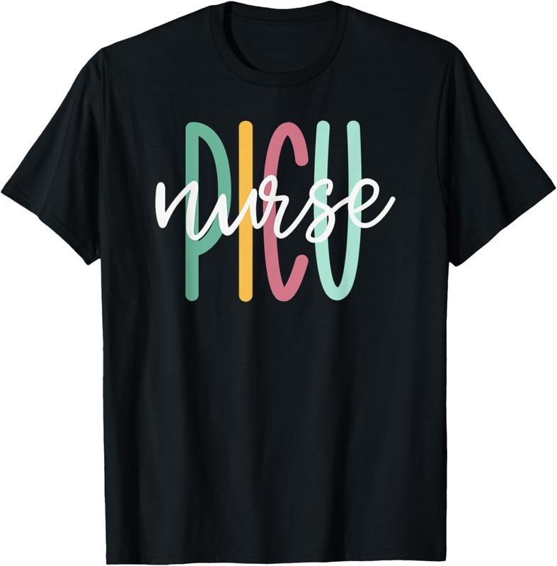 100% Cotton Cute PICU Nurse T-Shirt Hoodie, Sweatshirt | GrindPrints.com