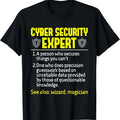 100% Cotton Cyber Security Expert - Network Support Hacker Programmer T-Shirt Hoodie, Sweatshirt | GrindPrints.com