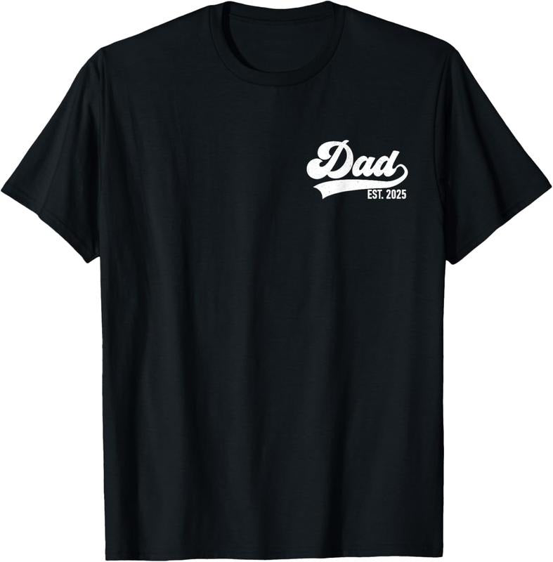 100% Cotton Dad Est. 2025 Dad 2025 loading New Dad 2025 T-Shirt Hoodie, Sweatshirt | GrindPrints.com