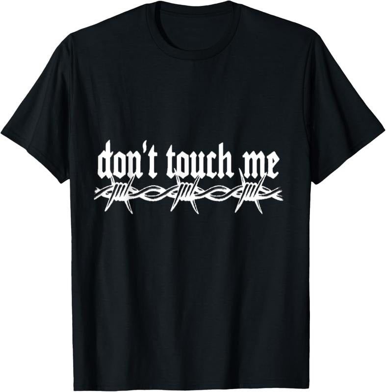 100% Cotton Don'T Touch Me Barbed Wire Introvert Art Tattoo T-Shirts, Hoodie, Sweatshirt