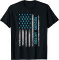 100% Cotton Drug Alcohol Addiction Recovery Warrior - American Flag T-Shirt Hoodie, Sweatshirt | GrindPrints.com