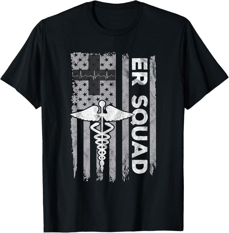 100% Cotton ER Nurse Doctor Emergency Room Hospital Squad T-Shirt Hoodie, Sweatshirt | GrindPrints.com